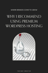 Why I Recommend Using Premium WordPress Hosting